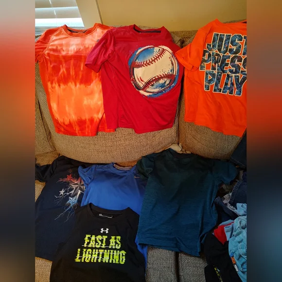 7 performance tshirts for boys bundle (13) - Picture 1 of 8